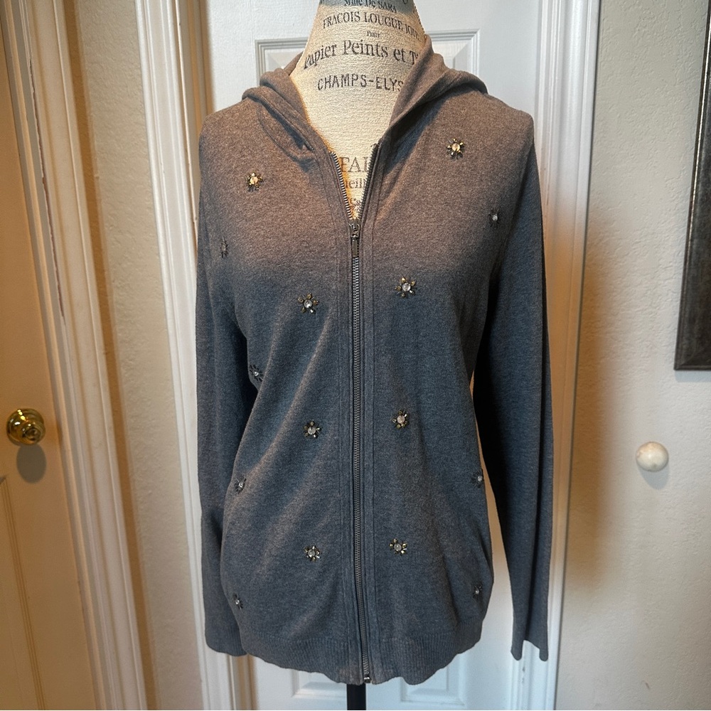 Rhinestone Flower Jacket